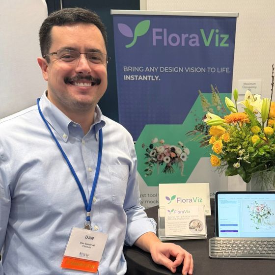 Dan Sandoval, FloraViz founder, at the SAF Convention