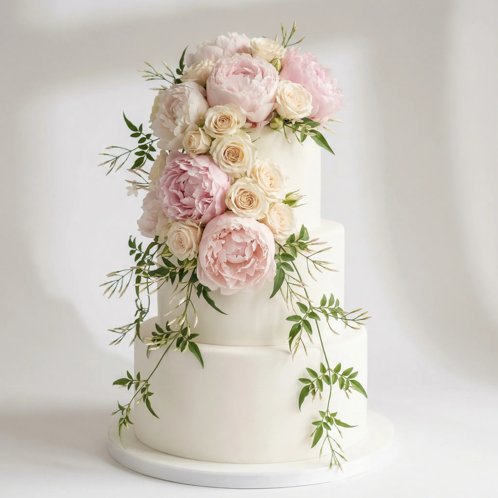 Cake Flowers Mockup That Matches the Wedding Palette